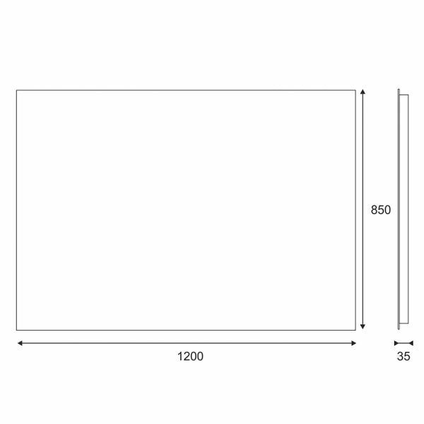 Valopeili Hile 1200x850x35mm