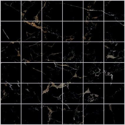 Crystal Black Mosaic 5x5